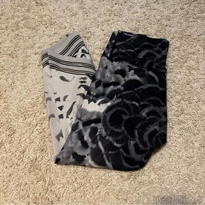 lululemon multicolored leggings size 10